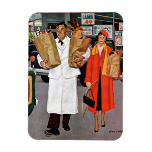 Sack gefüllt mit Ärger Magnet