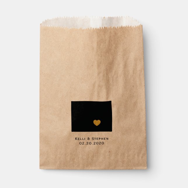 Säcke für die Leckerei der Gastgeschenk Hochzeit,  Geschenktütchen (Vorderseite)