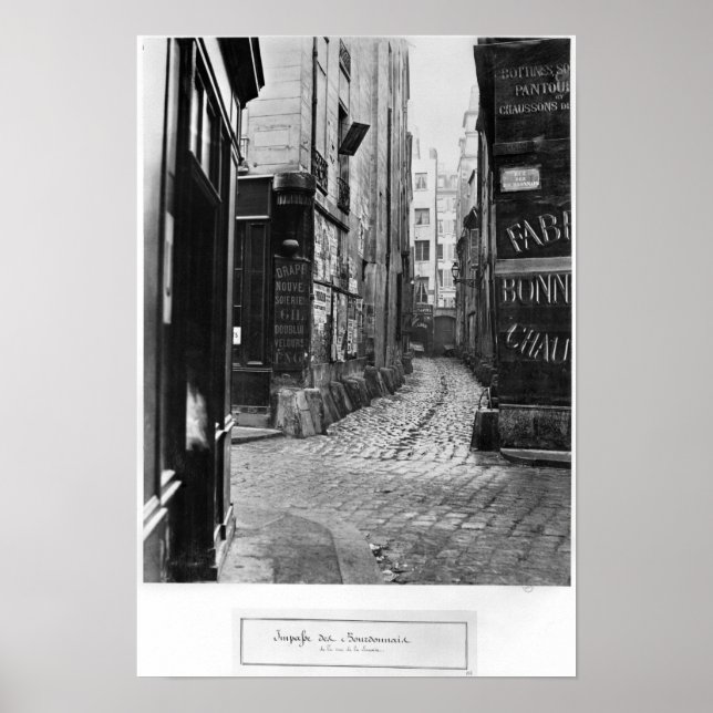 Sackgasse des Bourdonnais Poster (Vorne)