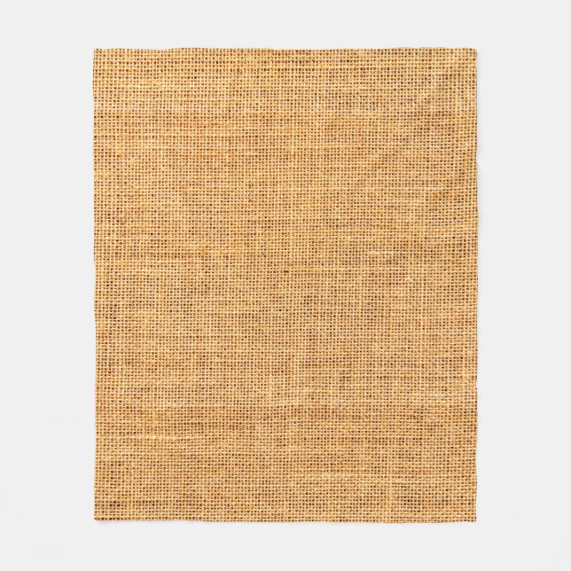 Sacktuchtextur für Hintergrund Fleecedecke (Vorderseite)