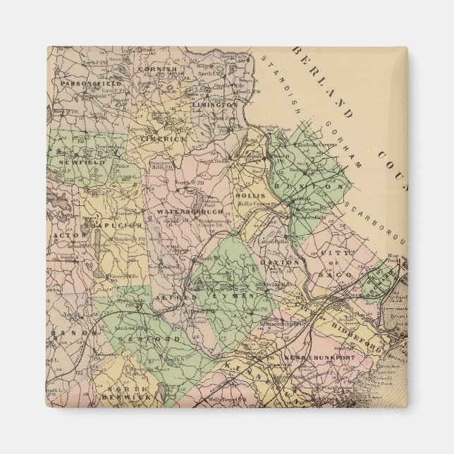 Saco, Biddeford Magnet (Vorne)