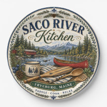 Saco River Fryeburg Maine Küchen-Melaminplatte