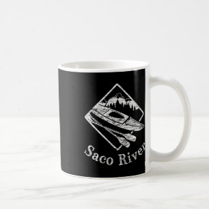 Saco River Kayak Kayaking Bootspfade Kanu Pad Kaffeetasse