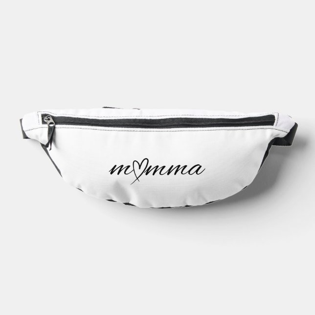 Sacoche blanche personnalisée pour maman (Poser)