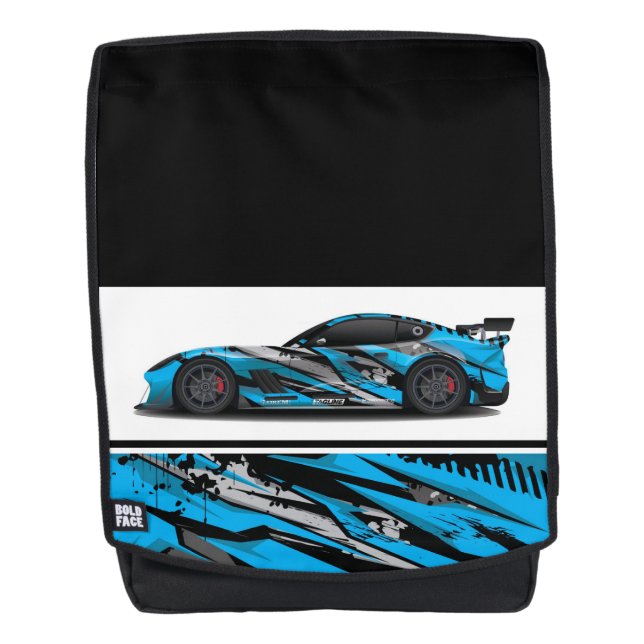 Sacoche de sac à dos pour voiture sport (Devant)