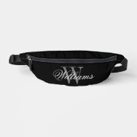 Sacoche de sac de sac de boîte noire monogrammée