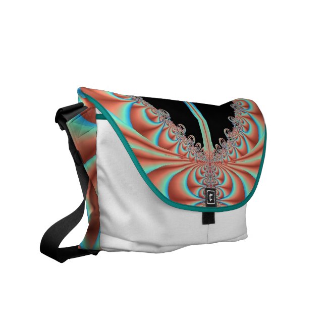 Sacoche Femmes/sac messenger de l'ado avec la turquoise (Devant gauche)