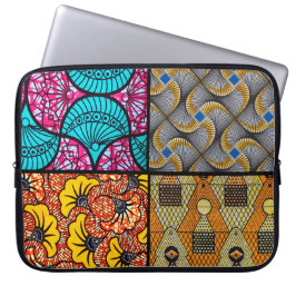 Sacpour pour électronique Wax Africain Laptopschutzhülle