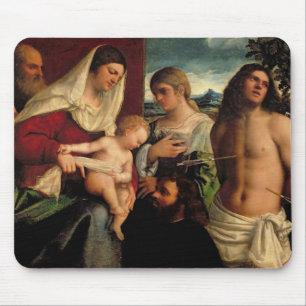 Sacra Conversatione mit SS. Catherine, Sebastian Mousepad