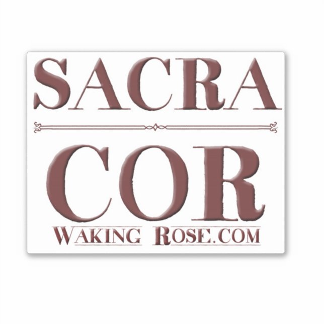 Sacra Cor Aufkleber (Vorderseite)