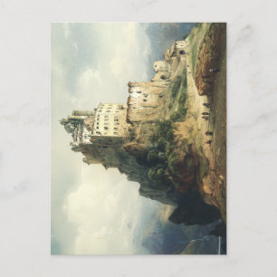 Sacra di San Michele Kloster Alpine Kunst Postkarte