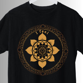 Sacral Chakra Symbol Svadisthana Yoga Yoga Mandala T-Shirt