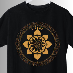 Sacral Chakra Symbol Svadisthana Yoga Yoga Mandala T-Shirt