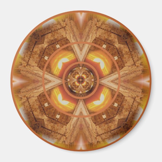 Sacralchakramandala2 Magnet (Vorne)