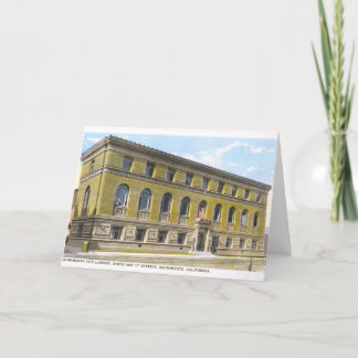 Sacramento-Bibliotheks-Gruß-Karte (freier Raum) Karte