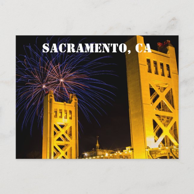 Sacramento, CA Postkarte (Vorderseite)