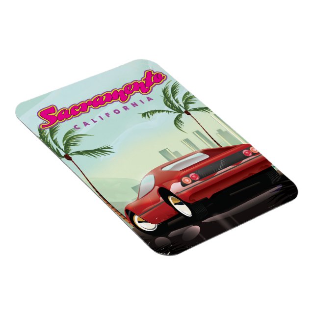 Sacramento California Magnet (Rechte Seite)