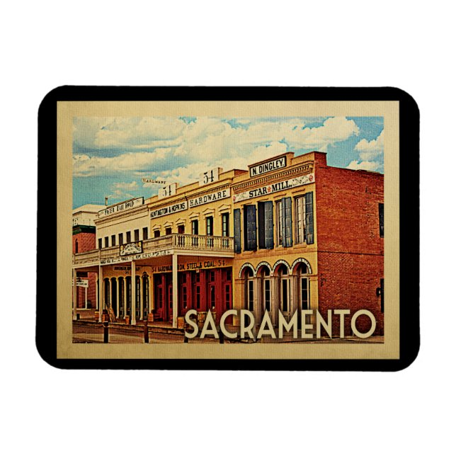 Sacramento California Magnet (Horizontal)