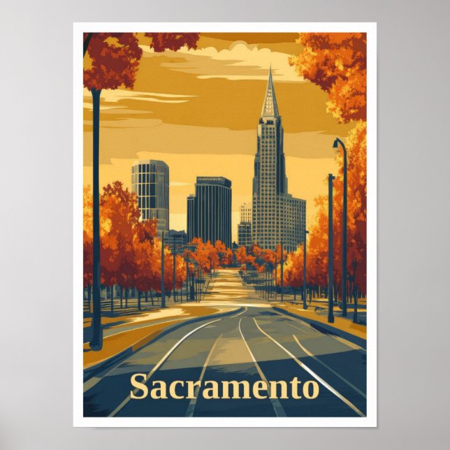Sacramento California Poster (Vorne)