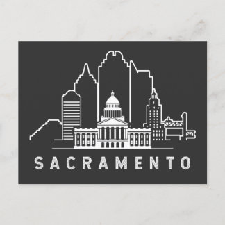 Sacramento California Postkarte