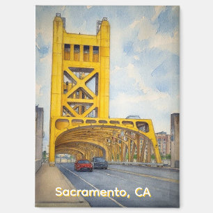 Sacramento California Tower Bridge Magnet