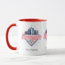 Sacramento California United Staaten Skyline USA