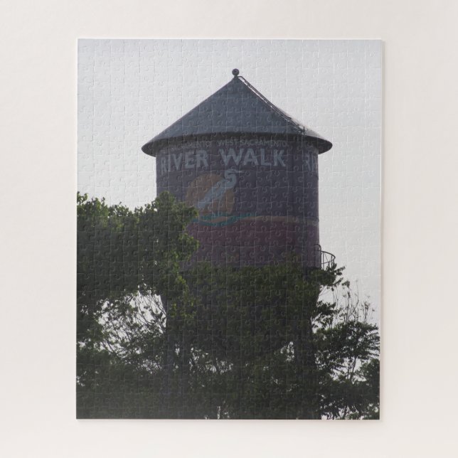 Sacramento Fluss Walk Wasserturm Jigsaw Puzzle (Vertikal)