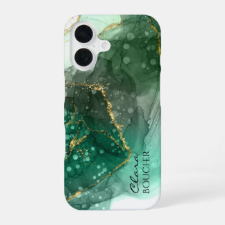 Sacramento Green Alcohol Tinte benutzerdefinierbar iPhone 16 Hülle
