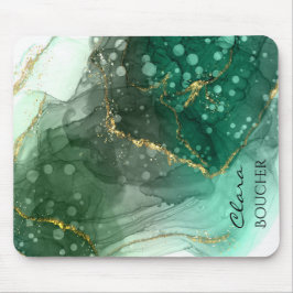 Sacramento Green Watercolor Tinte benutzerdefinier Mousepad