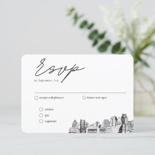 Sacramento Hochzeiten traditionelle UAWG Begleitkarte