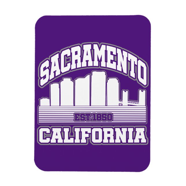 Sacramento, Kalifornien Magnet (Vertikal)