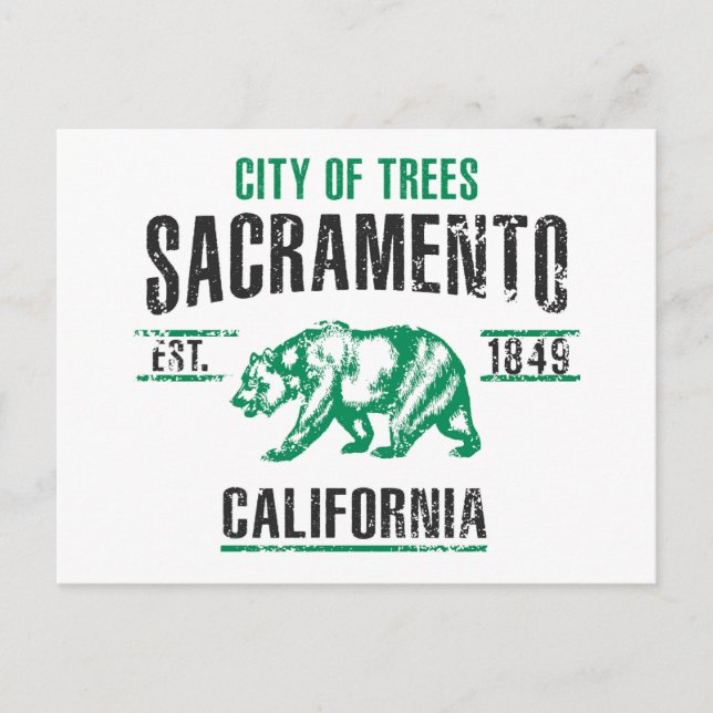 Sacramento Postkarte (Vorderseite)