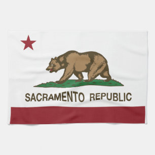 Sacramento-Republik-Flagge Handtuch