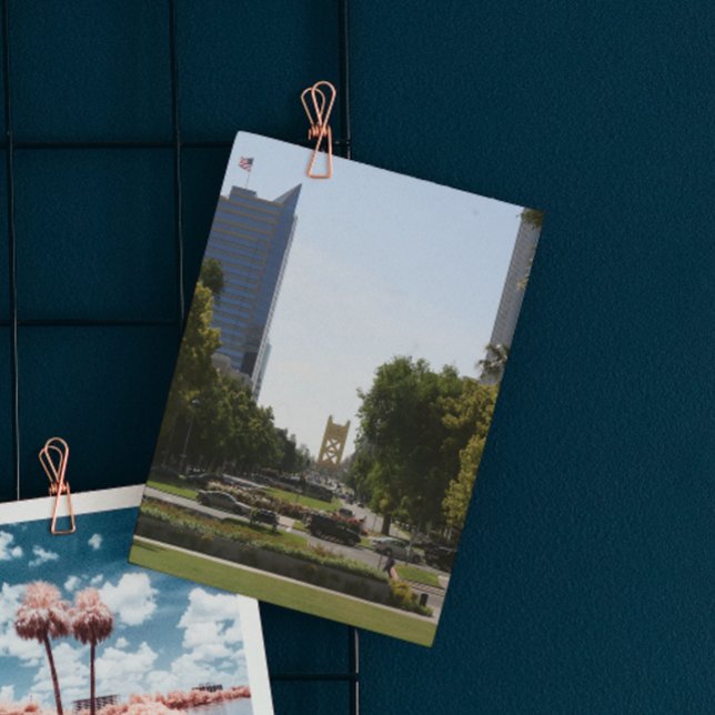 Sacramento: Tower Bridge von der Hauptstadt Mall Postkarte (Von Creator hochgeladen)