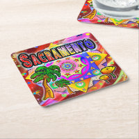 Sacramento Tropical Friends Untersetzer