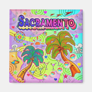 Sacramento Vacation Target Magnet