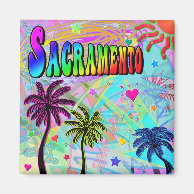 Sacramento Vivid Romance Magnet (Vorne)