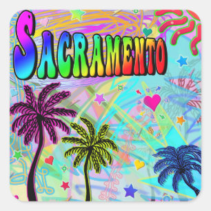Sacramento Vivid Romance Sticker