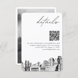 Sacramento Wedding Details QR Code Klein Begleitkarte