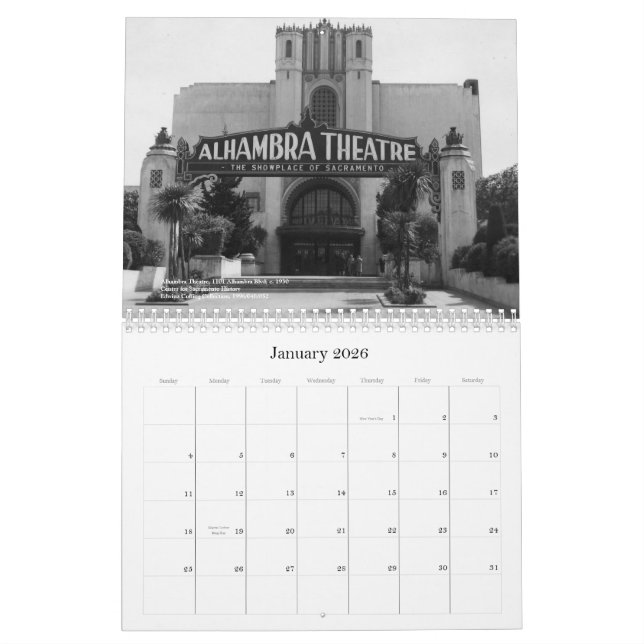 Sacramentos verlorene Strukturen Kalender (Jan 2026)