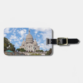 Sacre Coeur auf dem Montmartre-Hügel - Paris, Fran Gepäckanhänger
