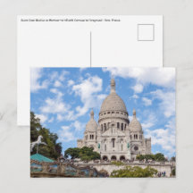 Sacre Coeur auf dem Montmartre-Hügel - Paris, Fran