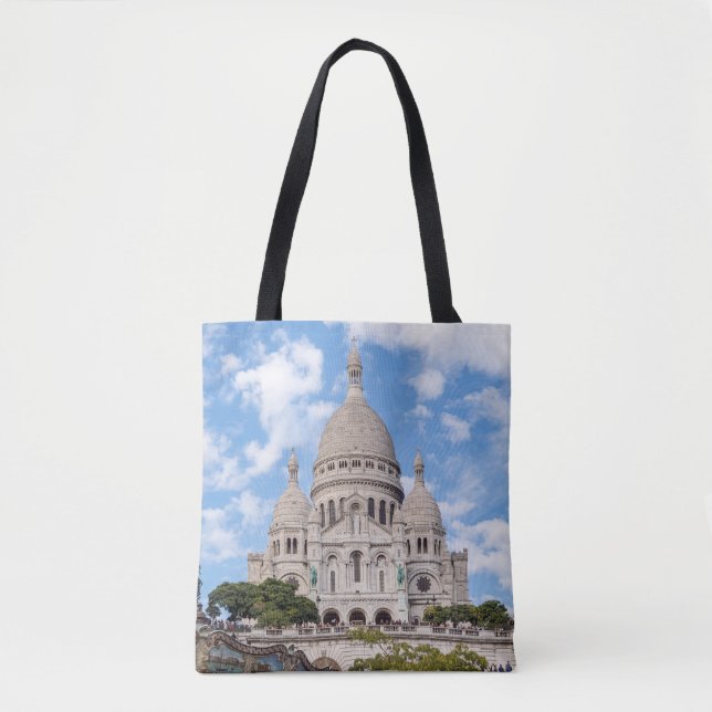 Sacre Coeur auf dem Montmartre-Hügel - Paris, Fran Tasche (Vorderseite)