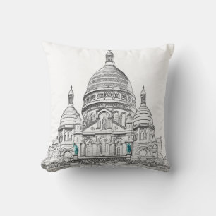 Sacré-Cœur-Basilika auf dem Montmartre-Hügel, Pari Kissen