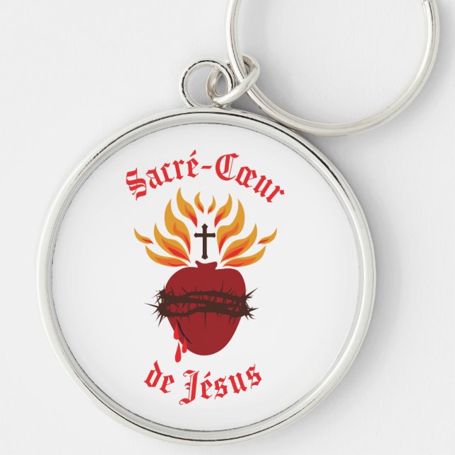 Sacré-Coeur de Jésus/Heiliges Herz Jesu Schlüsselanhänger (Vorne)