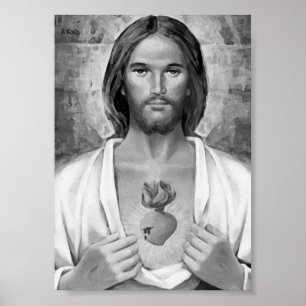 Sacré-Coeur de Jésus. Poster