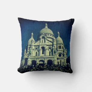 Sacré-Cœur Montmartre Leinwand Paris Kissenhülle Kissen
