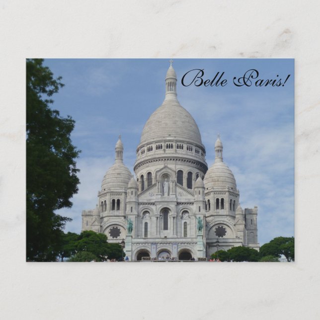 Sacré Coeur Paris - Postkarte (Vorderseite)
