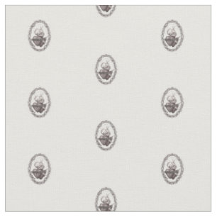 Sacré Coeurs de Jésus et Marie tissu motif