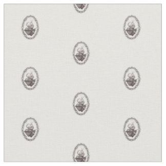 Sacré Coeurs de Jésus et Marie tissu motif